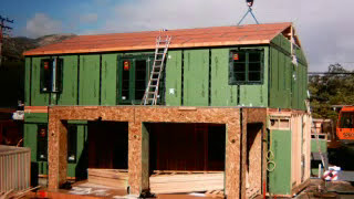 Prefab Home Set Time Lapse