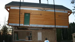 Prefab Cabin Delivery